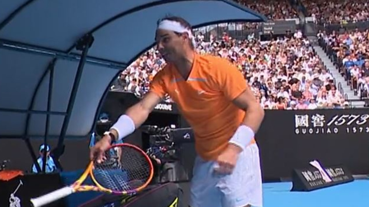 Don't mess with Rafa's racquets.