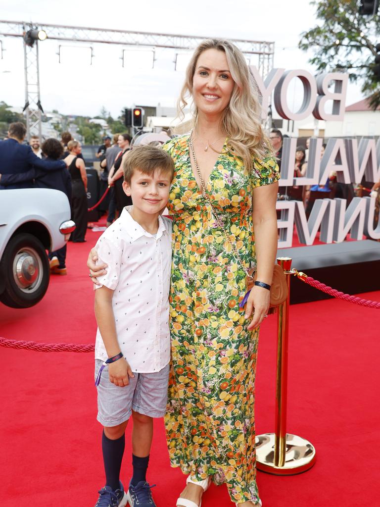 Jagger Burdon and Abby Coleman at the Netflix world premiere of Boy Swallows Universe at New Farm Cinemas. Picture: Josh Woning