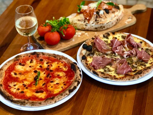 Cavallino's  calzone and woodfired pizzas. Picture: Rojo