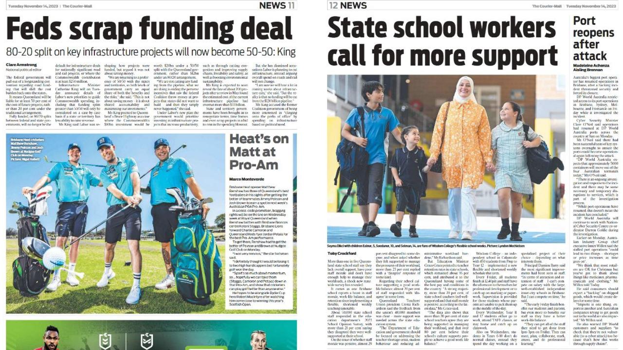 Subscribe to The CourierMail for just 1 a week for the first four