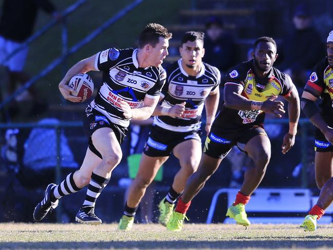Shaun Carney from Tweed Heads in action against PNG at Piggabeen Sports Complex on Sunday, March 12. Picture: SMPIMAGES.COM / NEWSCORP.