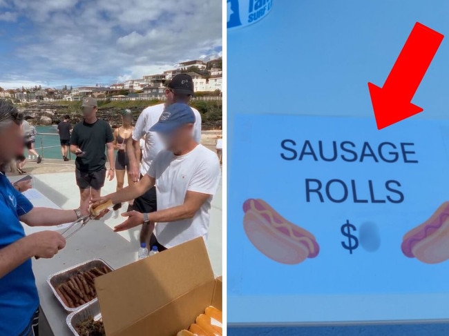 sign at sydney sausage sizzle outrages