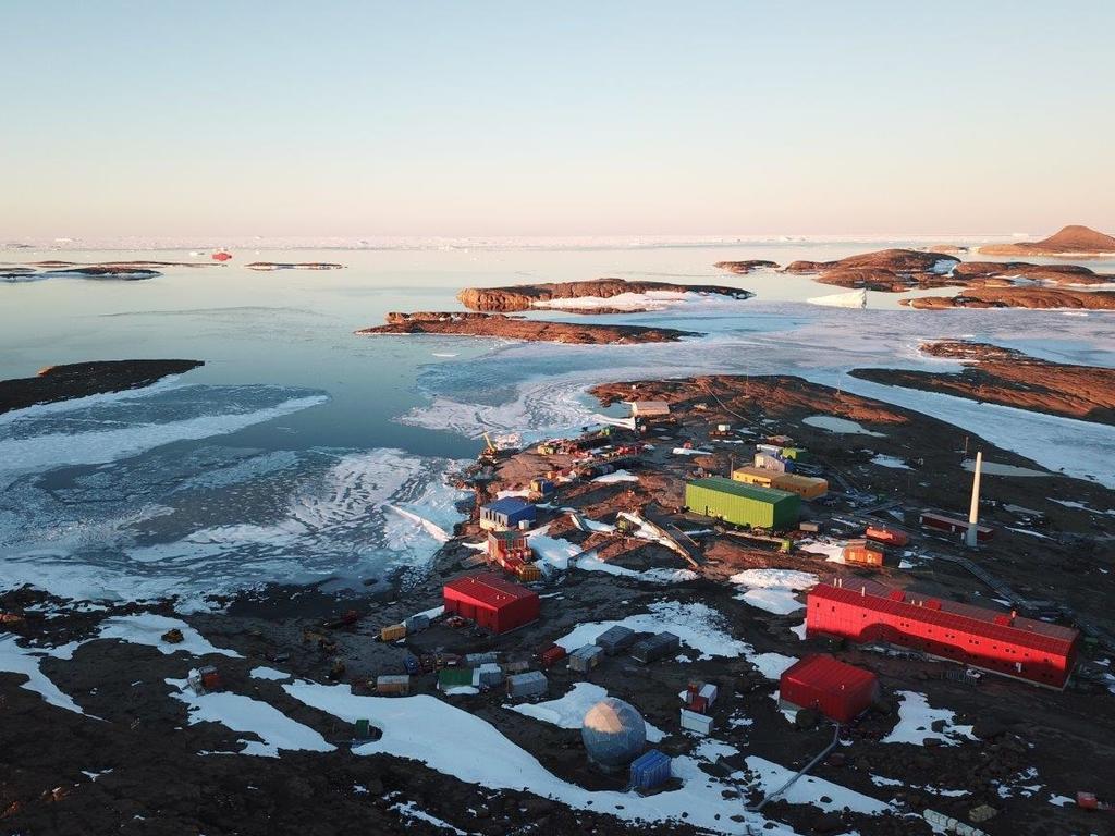 Mawson research station which is one of several sites in the Antarctic the Nuyina will visit. Picture: Michael Brill/Australian Antarctic Division (AAD)