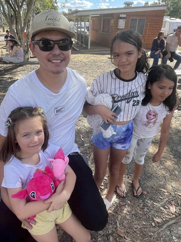 Steve, Sophia, Savannah and Scarlett Herbert enjoyed the 2023 Bundaberg Show.