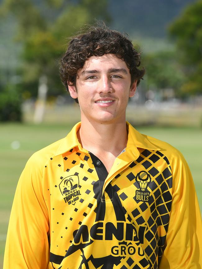 Townsville cricketer Pierce Carrara is heading to Mackay this weekend with the Gold City Bulls for the NQ Region Franchise T20 Championships. Picture: Shae Beplate.