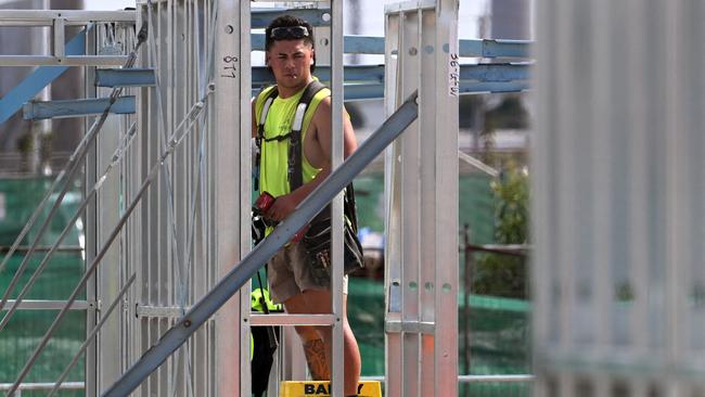 New housing is unlikely to improve in the near term as higher variable rates hit building approvals. Picture: AFP