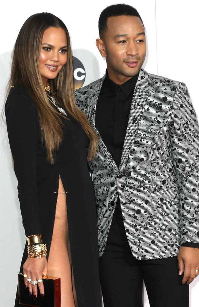 The look was held together with safety pins, perhaps in an old to Liz Hurley’s.