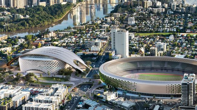 Gabba Olympic precinct plan.