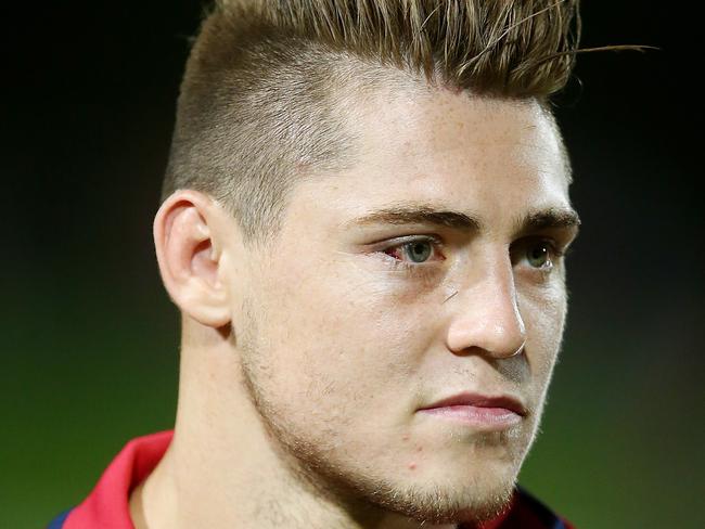 CAIRNS, AUSTRALIA - JANUARY 31: James O'Connor of the Reds looks on from the sideline during the Super Rugby trial match between the Queensland Reds and the Melbourne Rebels at Barlow Park on January 31, 2015 in Cairns, Australia. (Photo by Chris Hyde/Getty Images)