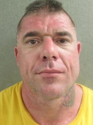 Danny Rapley, who is a former member of the Comanchero bikie gang, left a man with irreparable brain damage. Picture: SAPOL