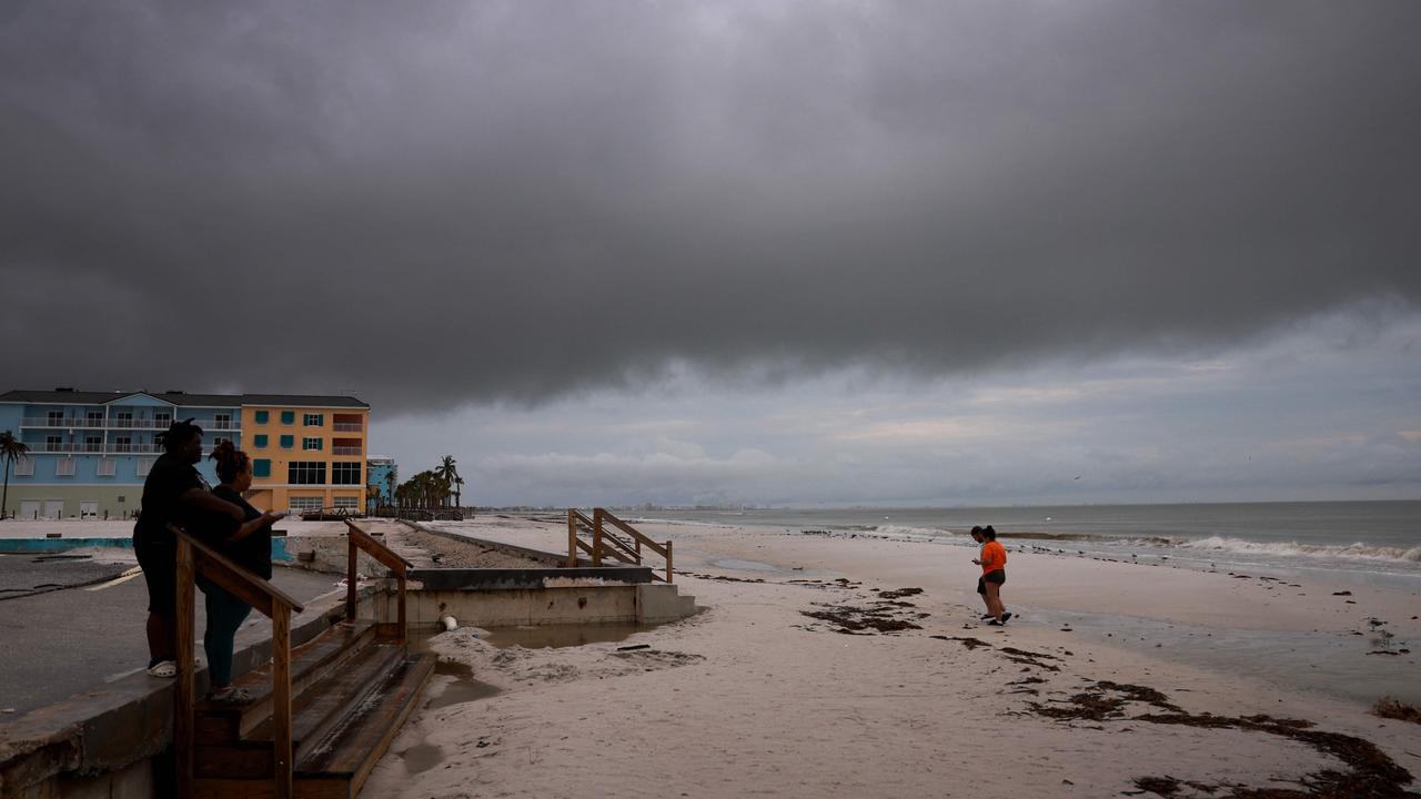 Storm clouds gather ahead of Hurricane Milton’s arrival. Picture: Joe Raedle/Getty Images/AFP