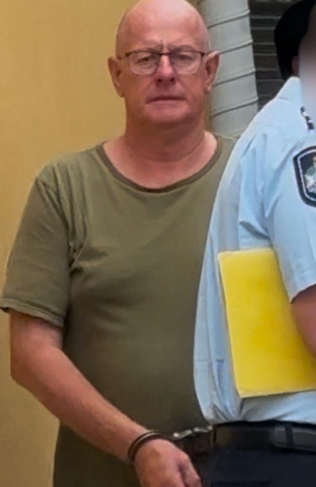 Anthony Regetas, 63, pleaded guilty to one count of threatening violence, one count of attempted arson and two counts of common assault when he appeared before Maryborough District Court on Thursday.