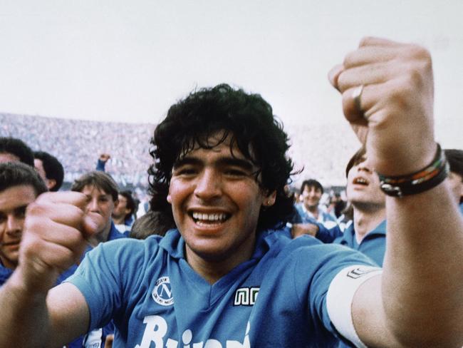 Scene from the documentary Diego Maradona by director Asif Kapadia. Roadshow Films.