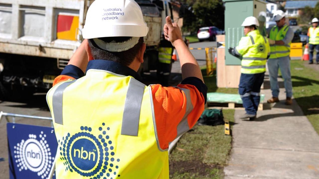 NBN contractor Foxcomm install fibre to the node technology in Newcastle in 2015.