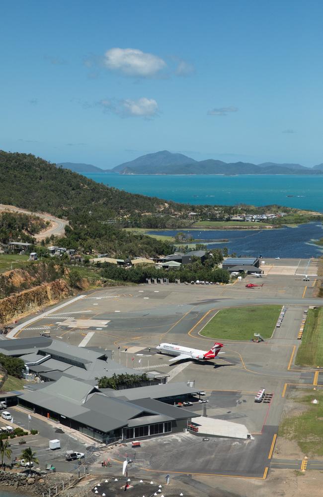 Hamilton Island airport has closed its air traffic control tower. Picture: File