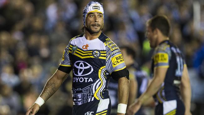 Johnathan Thurston of the Cowboys. Cronulla Sharks Vs North Qld Cowboys at Remondis stadium Cronulla, round 22 Saturday 8th August 2015. Pic: Mitch Cameron