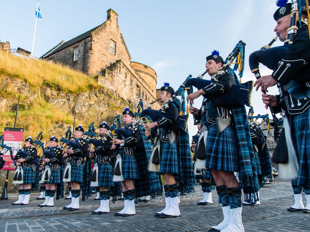 scottish bagpipes tattoo