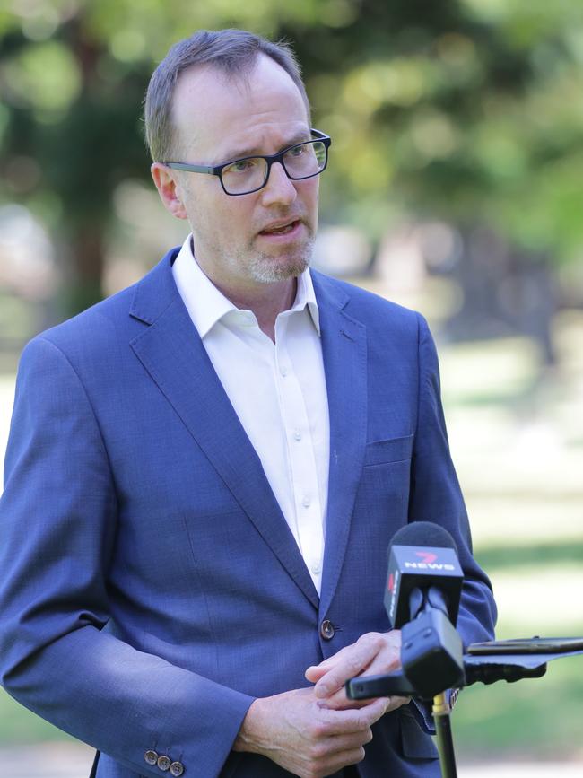 NSW Greens MP David Shoebridge outside the NSW Parliament House. Picture: Christian Gilles