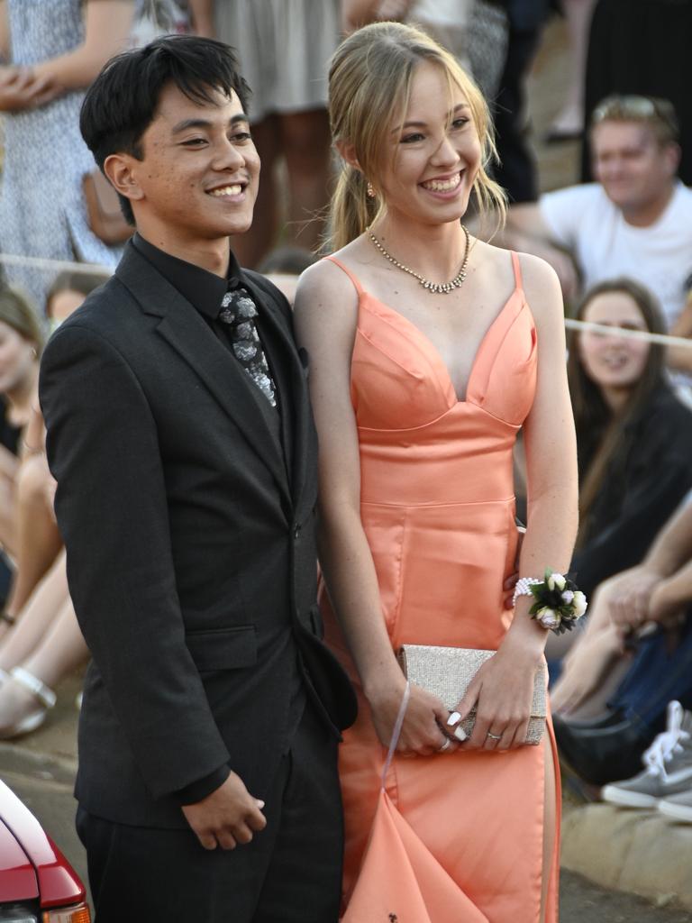 Toowoomba Christian College year 12 formal at Highfileds Cultural Centre. Lucas Marino and Charlotte Whitley.