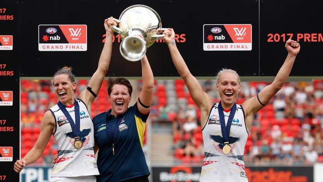 AFLW is back, but who’s on commentary duties? Picture: Michael Willson/AFL