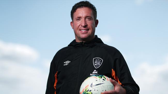 BRISBANE, AUSTRALIA - OCTOBER 02: Head Coach Robbie Fowler poses during the Brisbane Roar Media Day at the BRFC City of Logan Training Facility on October 02, 2019 in Brisbane, Australia. (Photo by Chris Hyde/Getty Images)