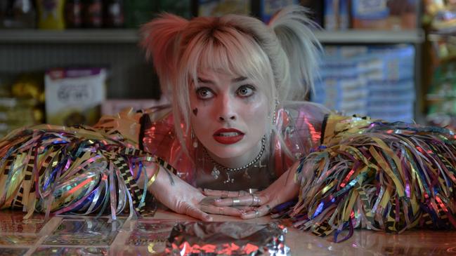 Margot Robbie as Harley Quinn in a scene from the movie Birds of Prey. Warner Brothers Pictures.