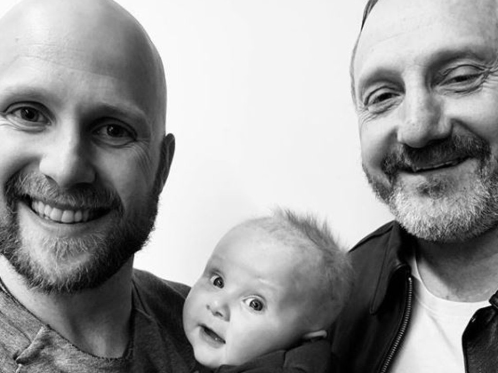 Gary Ablett Jnr with son Levi and dad Gary Ablett Snr. Photo: Instagram