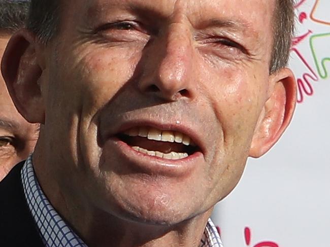 Tony Abbott MP delivers a speech at the opening of the Little Zak's Academy in Brookvale, July 1, 2017. Picture by: Daniel Munoz