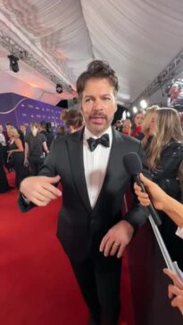 Harry Connick Jr on the AACTA red carpet