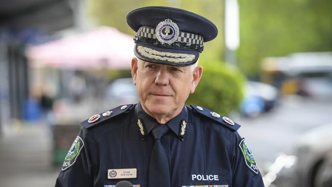 SA Police Commissioner Grant Stevens declined to provide a victim impact statement. Picture: Roy VanDerVegt