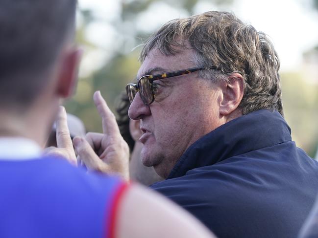 EDFL football: Keilor v Strathmore at Joe Brown Oval. Keillor coach Mick McGuane Mick McGuane . Picture: Valeriu Campan