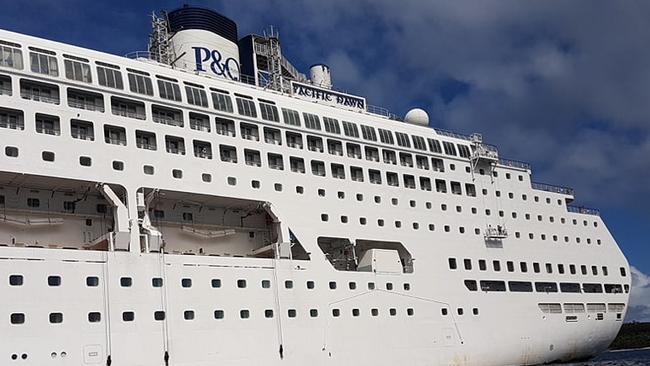 P&amp;O cruise ship Pacific Dawn.