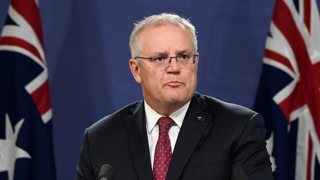 Scott Morrison in Sydney. Picture: Joel Carrett