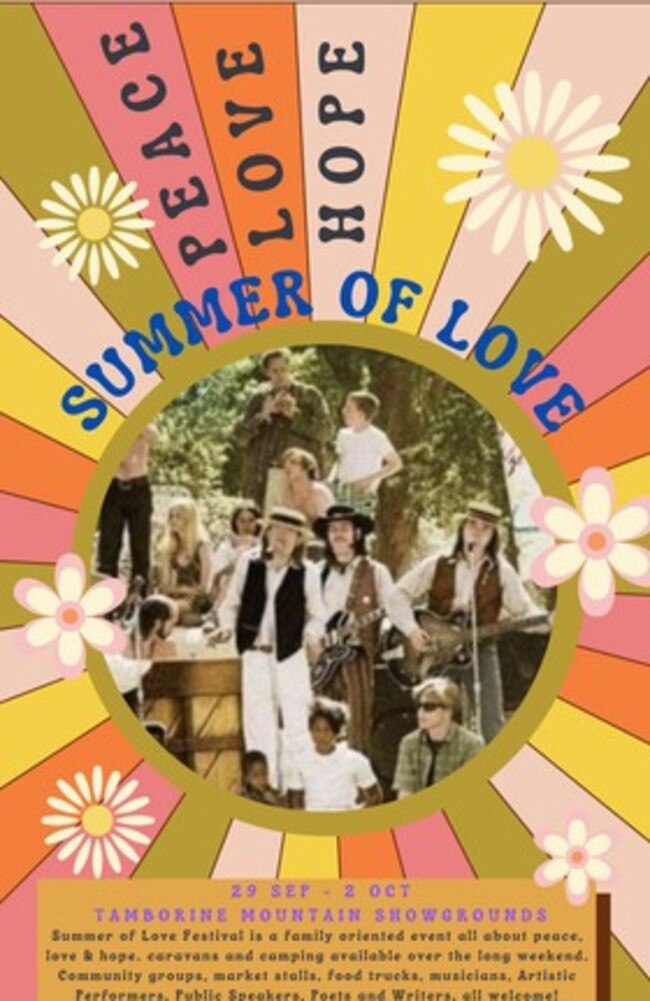 The controversial Summer of Love festival was touring Australia was set to be held at Tamborine Mountain Showgrounds from September 30 to October 1 this year.