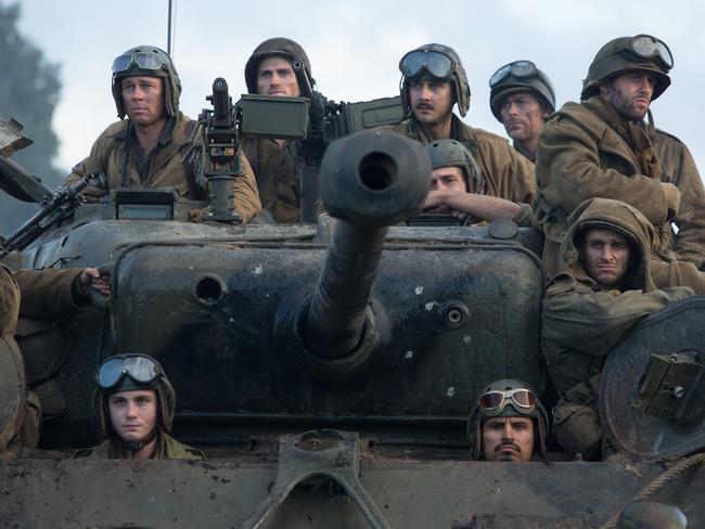 The under-rated WWII flick Fury. Picture: Supplied