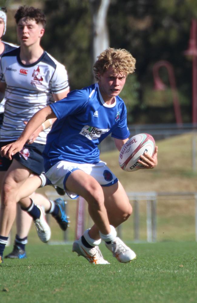 Myles Rosemond. Emerging Reds Cup day one action between Queensland Country and Brisbane White in the Under 16s.