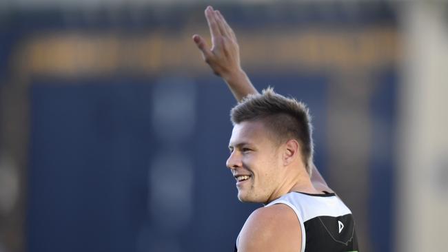 De Goey’s manager isn’t interested in talking about a new contract just yet. Pic: AAP