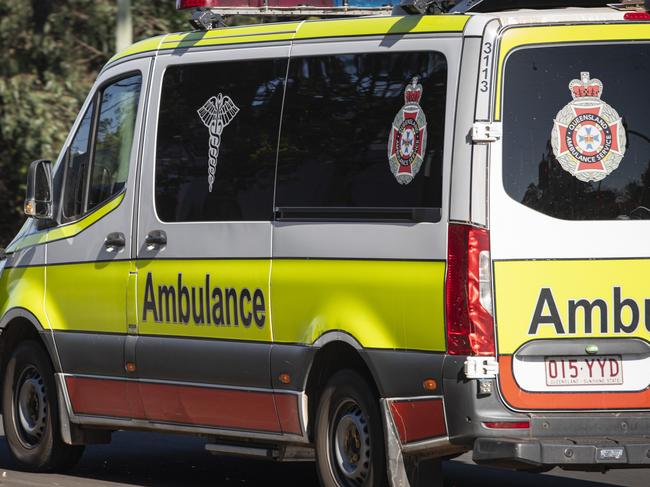 Generic ambulance, QAS, Queensland Ambulance Service, emergency services, Thursday, August 29, 2024. Picture: Kevin Farmer