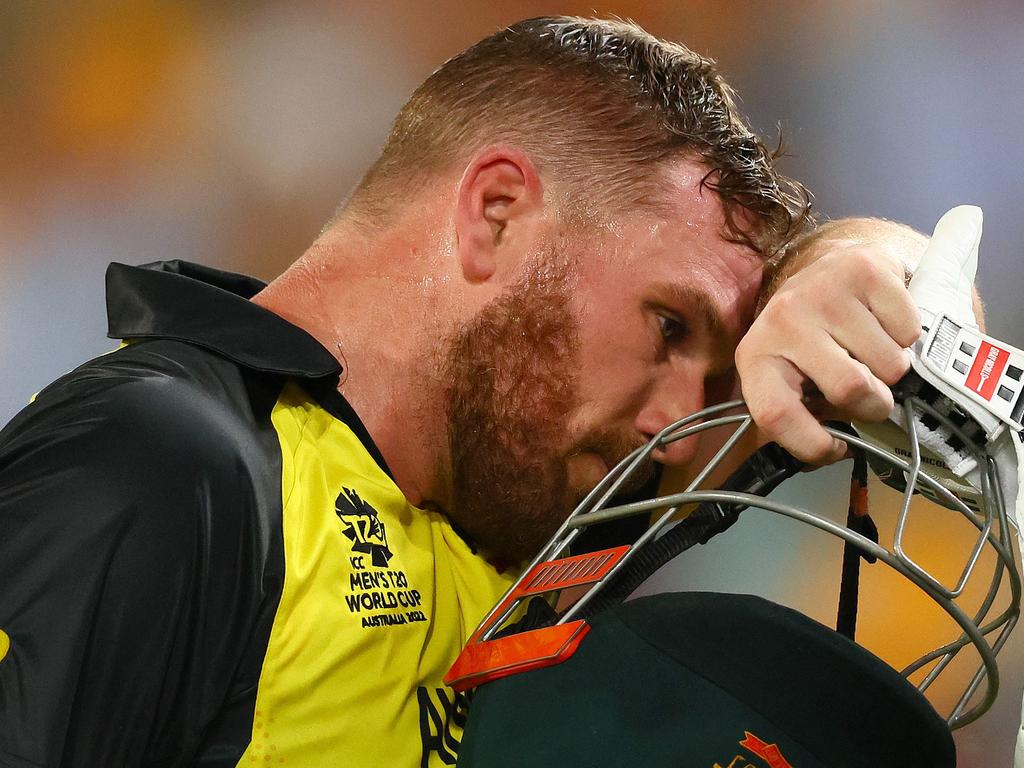 Finch had a tough campaign. Picture: AFP