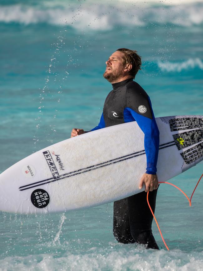 Stone caught some waves at URBNSURF. Picture: Jason Edwards