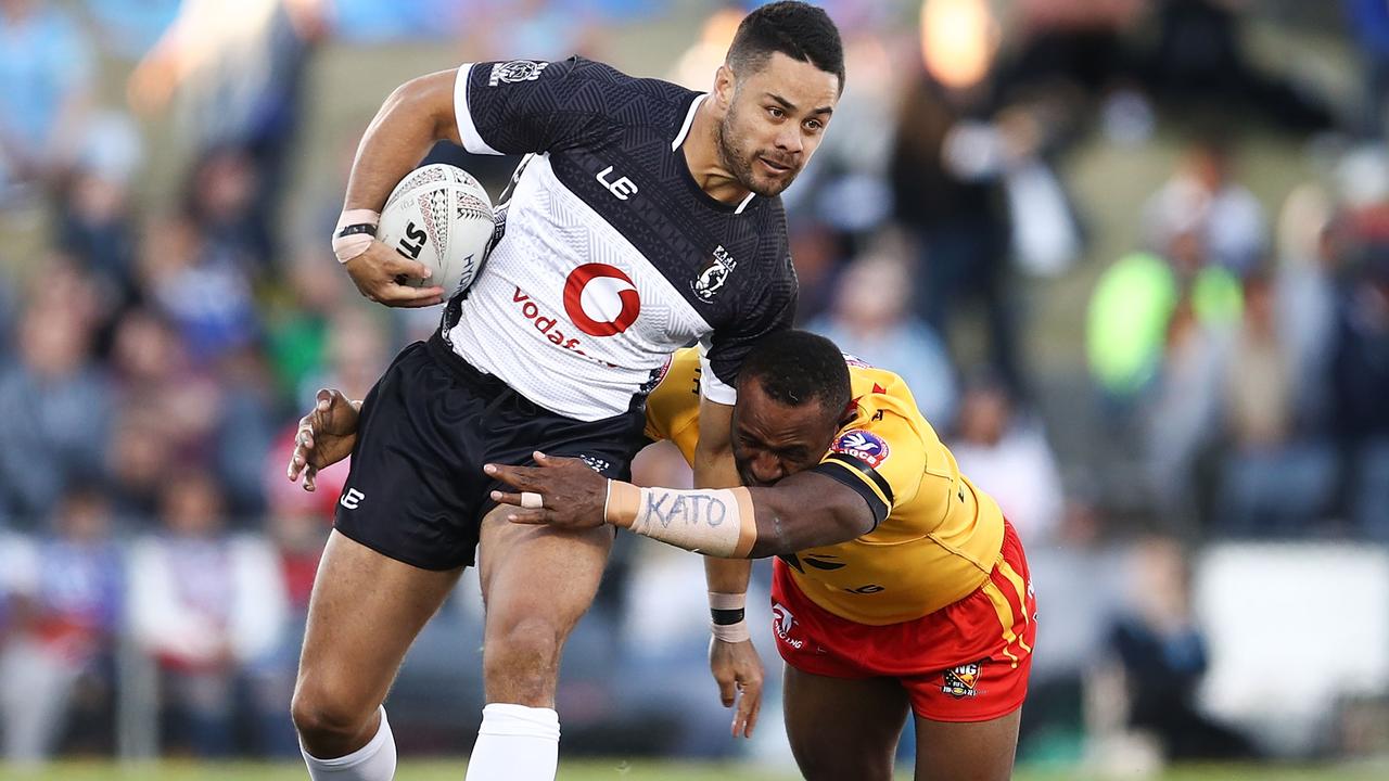 Jarryd Hayne representing Fiji against the Kumuls. (Photo by Brendon Thorne/Getty Images)