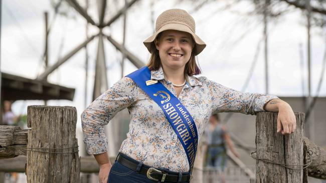 Miss Luddenham Show, 23-year-old Natalie Hoskins. Picture: AAP/Matthew Vasilescu