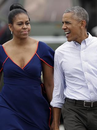 Us President Barack Obama and first lady Michelle Obama. Picture: AP