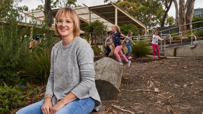 ELC Teacher and Parent, Bettina Abram at St Johns Grammar Pre School in Belair. Picture: Matt Loxton.