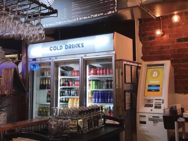 He says his bitcoin machine is already getting a workout in his Thornbury souvlaki store. Picture: Supplied