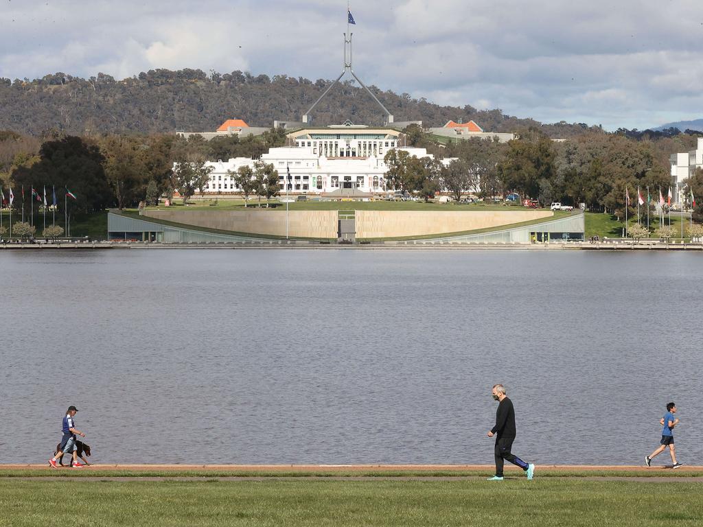 There is a growing ‘divide’ in the nation’s capital. Picture: Gary Ramage/NewsWire