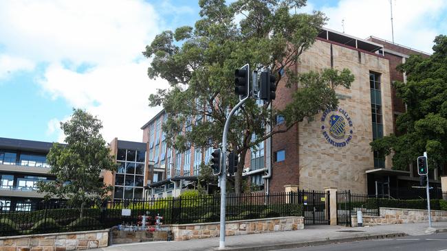 Waverley College is a $20,000-a-year all-boys school in Sydney’s east. Picture: Gaye Gerard