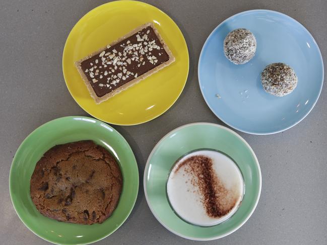 Staff at Two Farm Girls cafe in Aspendale love peanuts so much, they’ev incorporated them into their coffee as well as snacks. Picture: Valeriu Campan