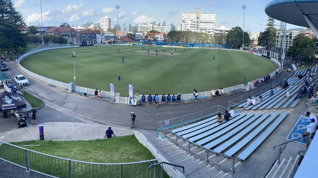 Manly Oval hosted the 2024 U16s AW Green Shield grand final, Sunday, 28 January, 2024. Picture: Jason Hosken, News Corp