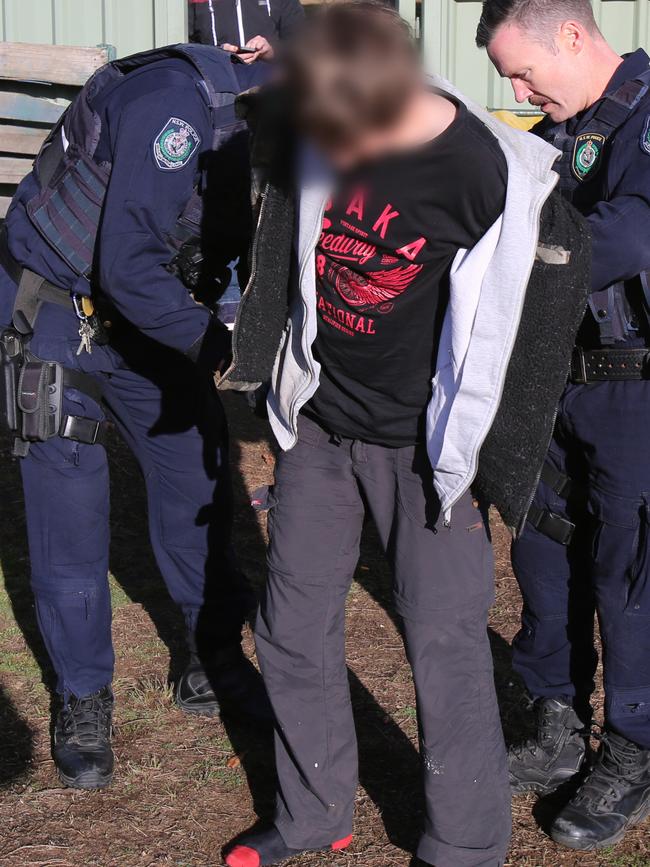 NSW police officers have charged 10 people …